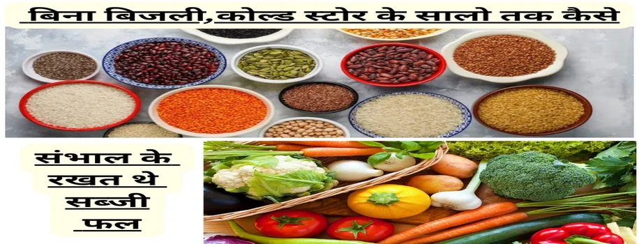बिना बिजली,कोल्ड स्टोर के सालो तक कैसे संभाल के रखते थे सब्जी फल