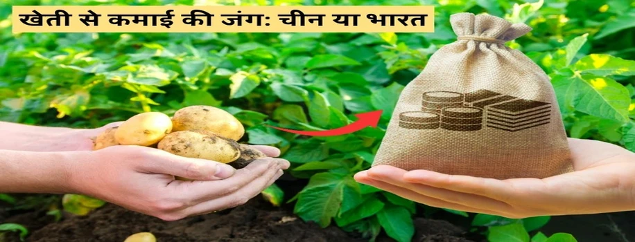 खेती से कमाई की जंग: चीन या भारत