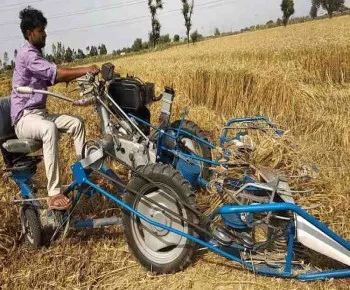गेहूँ/ धान कटाई व बंधाई मशीन की समीक्षा