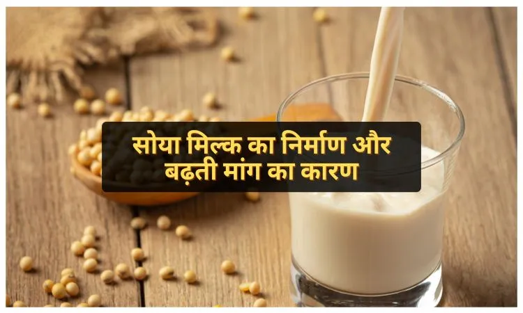 सोया मिल्क का निर्माण और बढ़ती मांग का कारण