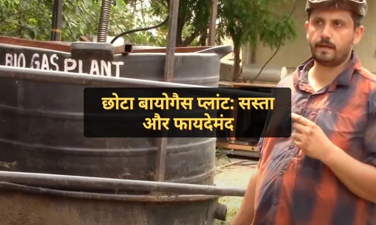 छोटा बायोगैस प्लांट: सस्ता और फायदेमंद