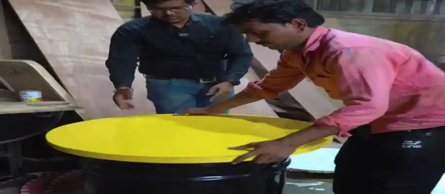 वेस्ट ड्रम और टायरों से बना अद्भुत फर्नीचर_9825
