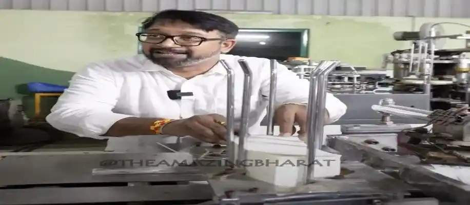 प्रेम किरण पवार जी की पेपर कप बनाने की फैक्ट्री_5257