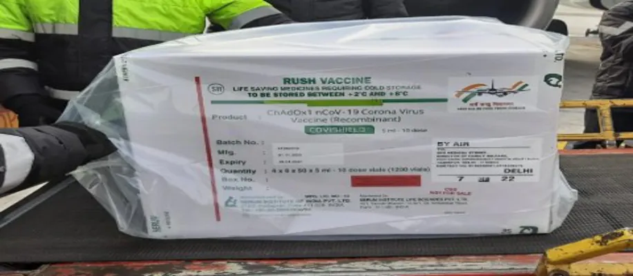 कोरोना वैक्सीन की सप्लाई 20 से अधिक शहरों में शुरू_7930