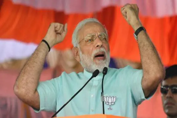 कर्नाटक किसान को भाजपा के लिए वोट देने के लिए प्रधान मंत्री नरेंद्र मोदी नामो ऐप का इस्तेमाल किया
