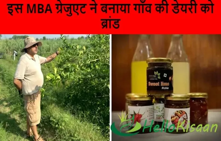 इस MBA ग्रेजुएट ने बनाया गाँव की डेयरी को ब्रांड