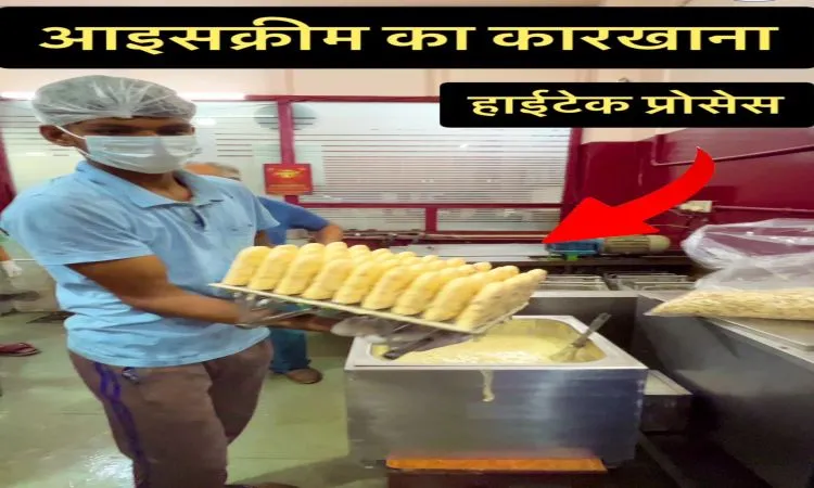 विभिन्न प्रकार की आइसक्रीम बनाने वाली फैक्ट्री