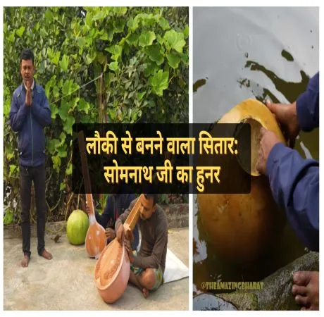 लौकी से बनने वाला सितार: सोमनाथ जी का हुनर