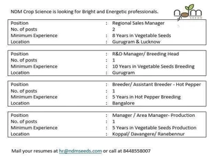 agri jobs