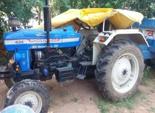 Blue And Black Tractor