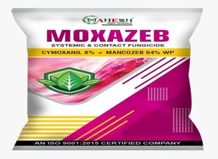 Moxazeb Control diseases in crops such as grapes, tomatoes, potatoes, cucumbers.