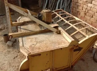 Rotavator With cross