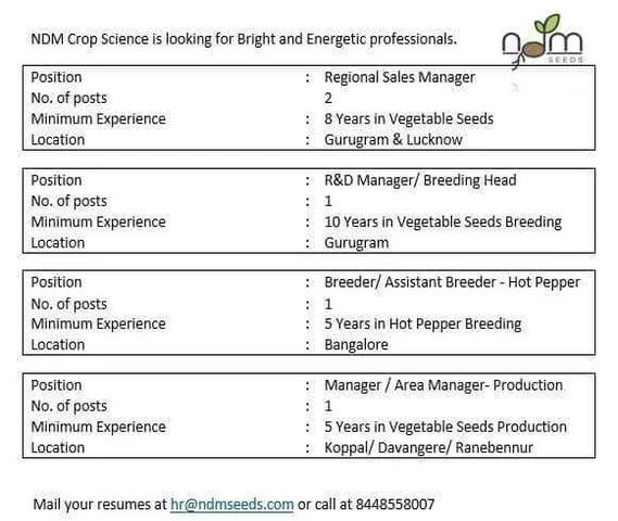 agri jobs