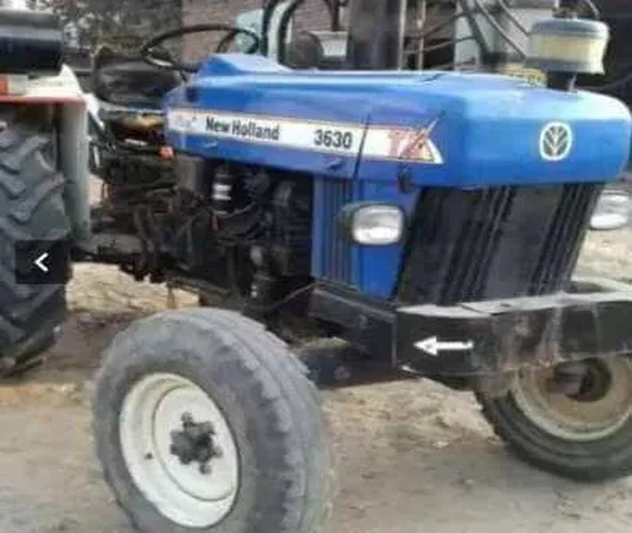 Blue And Black Tractor