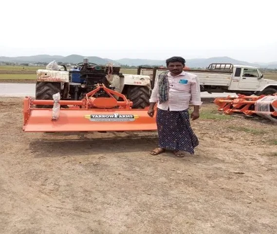 Yaro rotavator 36 and 42 blade heavy gear box rotavators by KVR company