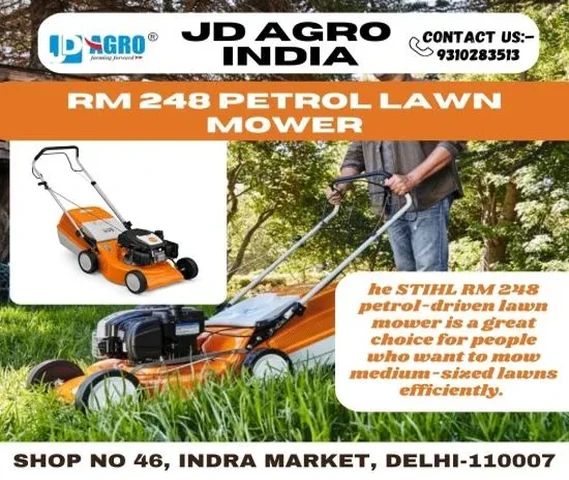 RM 248 PETROL LAWN MOWER - JD Agro India