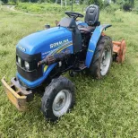 Mini tractor with Rotovetar